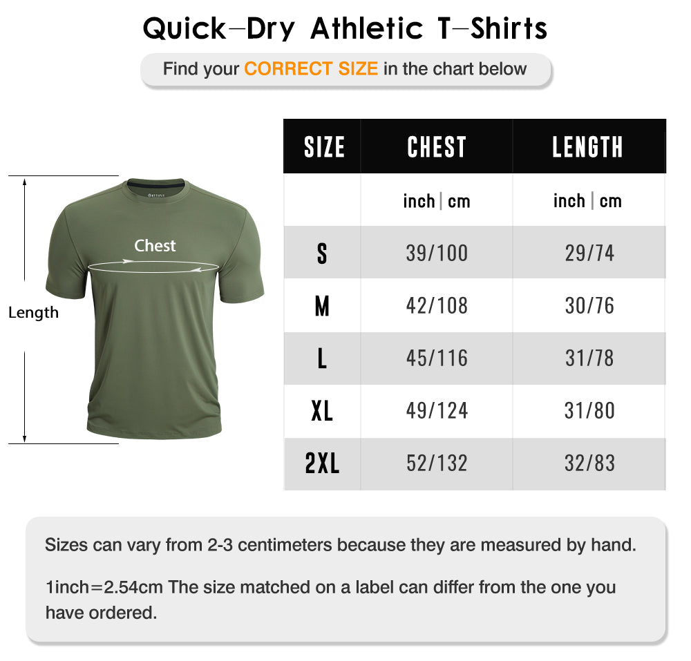 Never Give Up Athletic T-Shirt