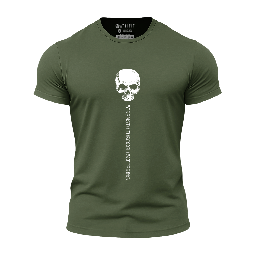 Skull Strength Athletic T-Shirt