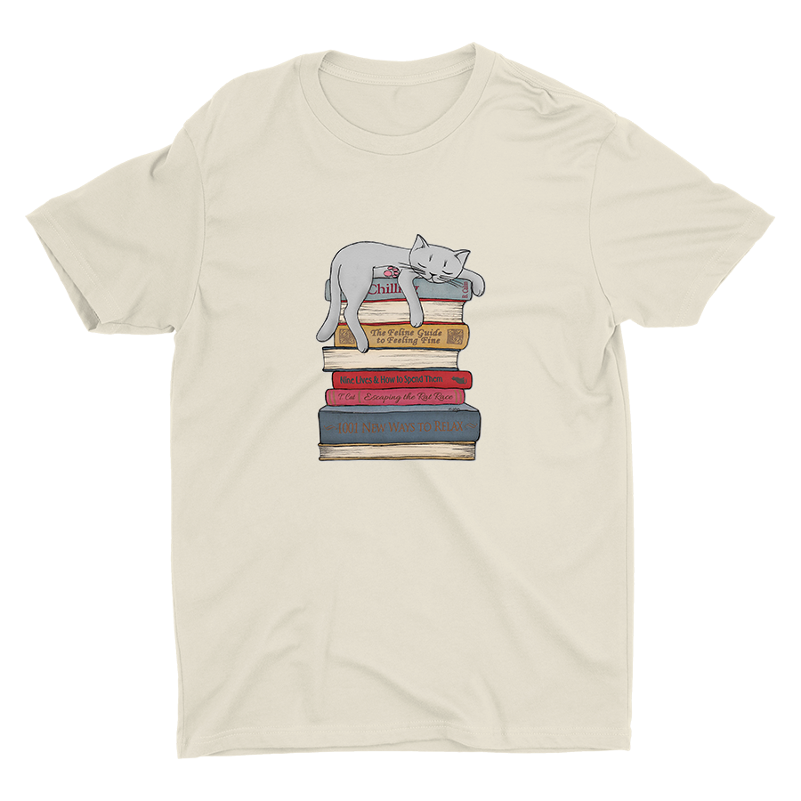 A SLEEPING CAT Cotton Tee