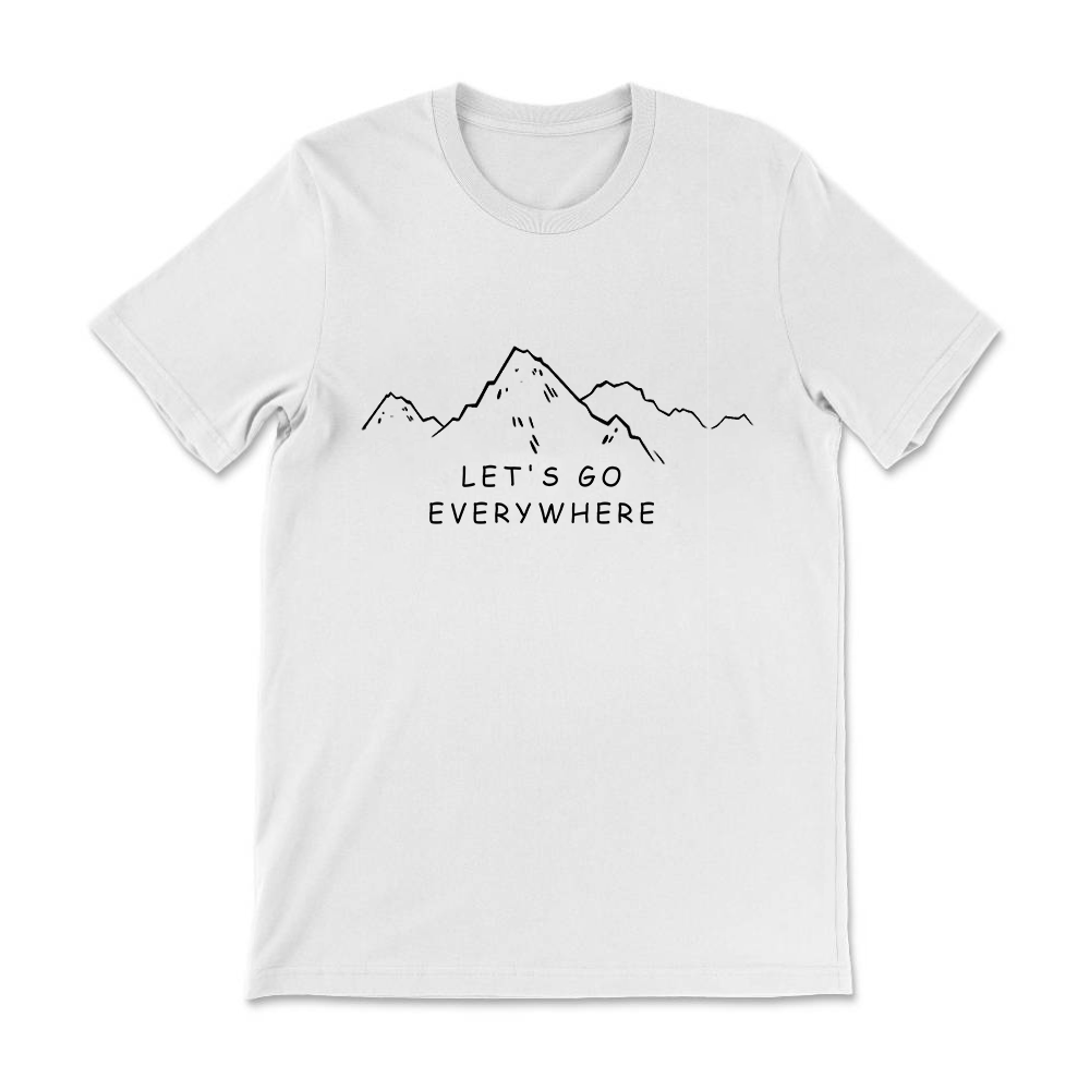 Let's Go Everywhere Cotton Tee