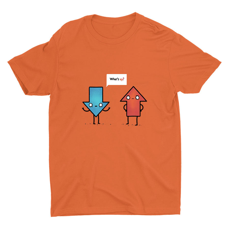 "WHAT′S UP" Cotton Tee