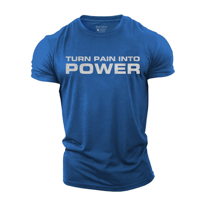 Turn Pain Into Power Cotton T-Shirt