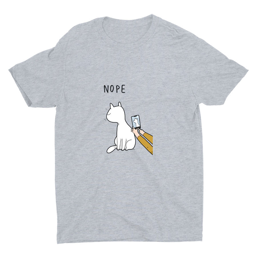 "TAKE A PHOTO PLEASE" "NOPE" Cotton Tee