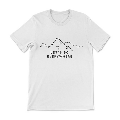 Let's Go Everywhere Cotton Tee
