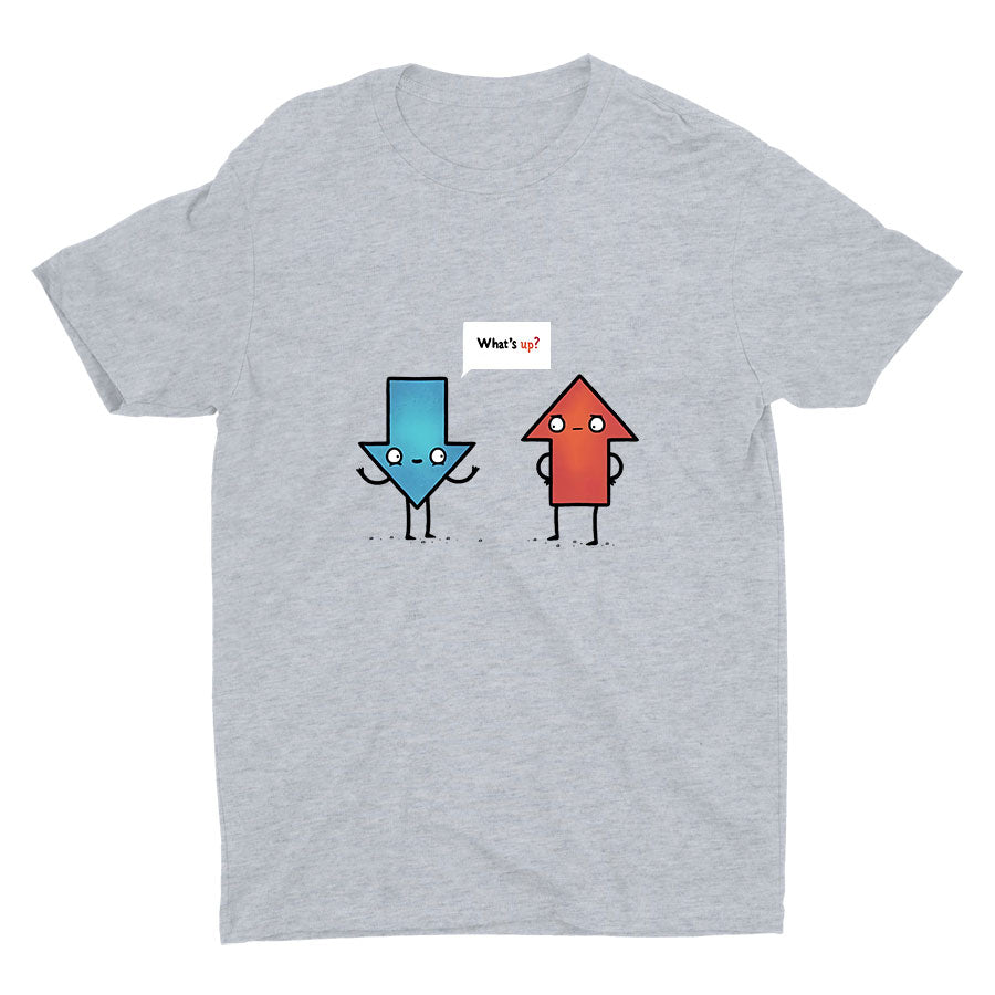 "WHAT′S UP" Cotton Tee